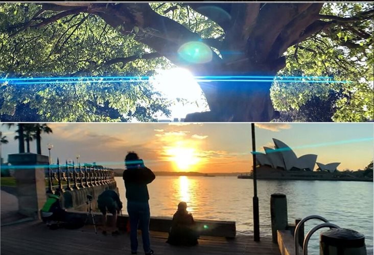 Objectif Anamorphique 1:33 cinema pro flare