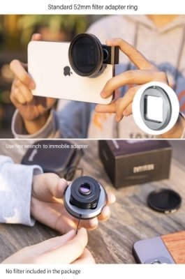 Objectif Anamorphique 1:55 Cinématique Pro filtre