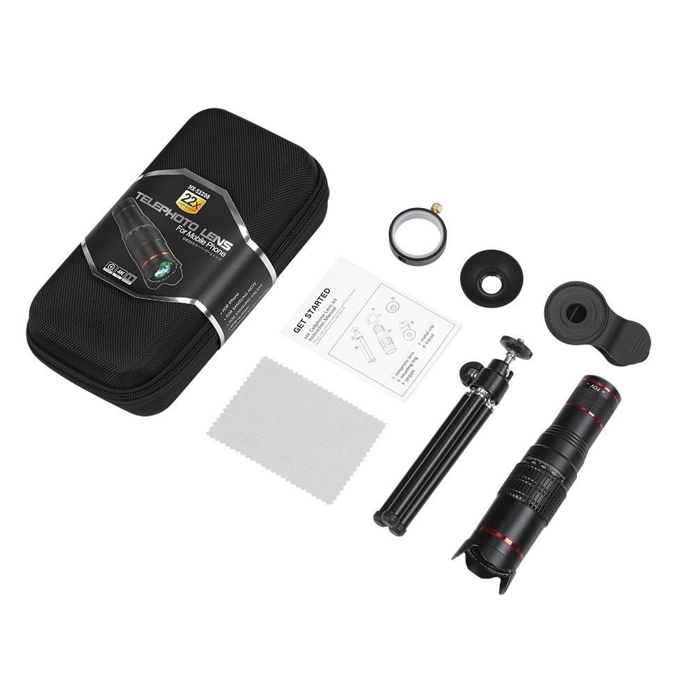 Kit Téléobjectif ZoomVision Pro X22 pour Smartphone Ciné Phone