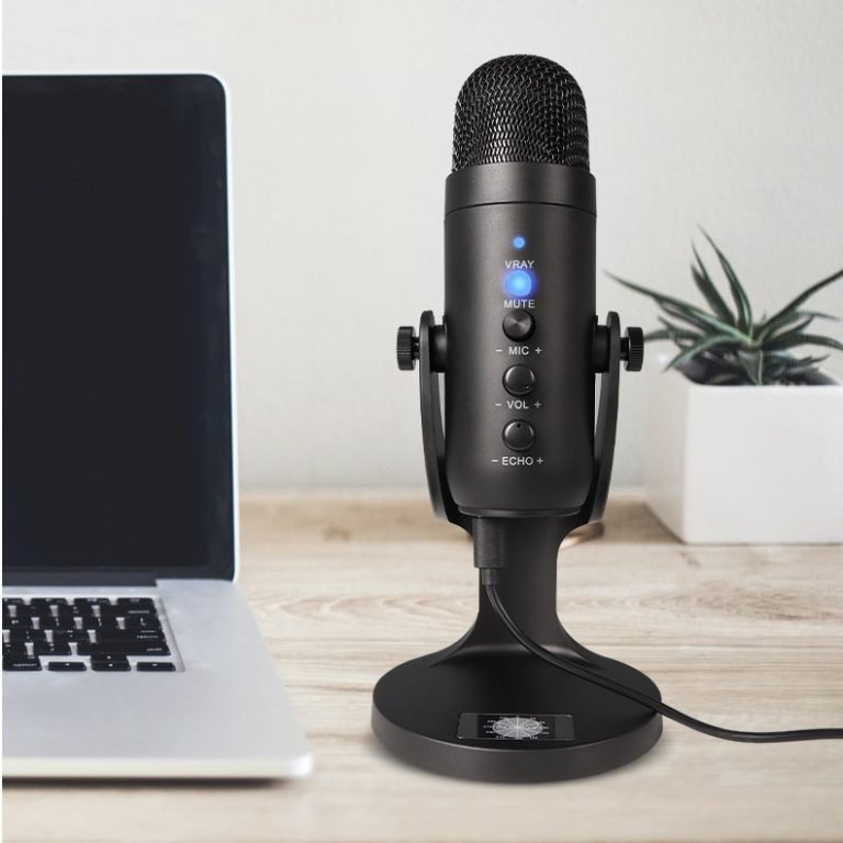 Micro Téléphone Voice Vlog Pro Face sur bureau