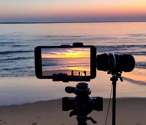 Prise de vue Plage Ciné phone