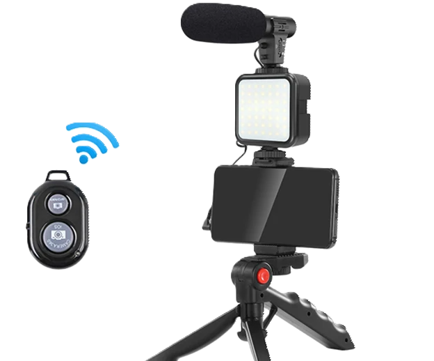 télécommande et kit Vlog EasyFun pour Smartphone
