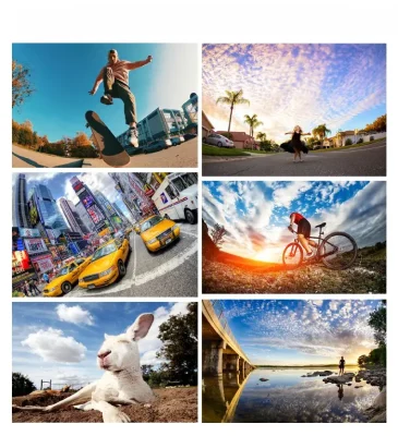 Objectif Macro Grand Angle Easy045 large photo Paysage