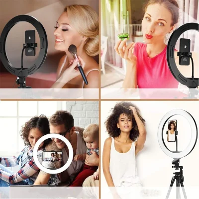 Trépied téléphone led160 mis en scène