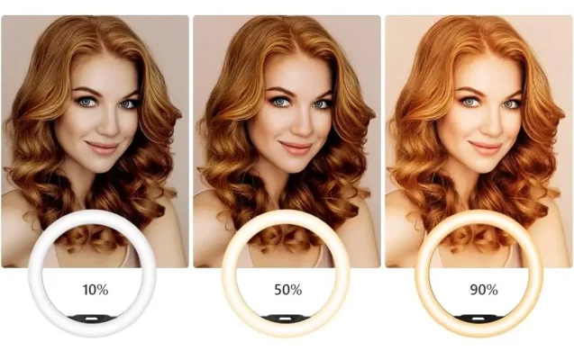 Trépied téléphone Led26 lumière