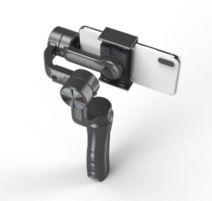 Stabilisateur Gimbal 101 avec Iphone vue arrière