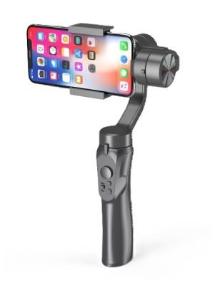 Stabilisateur Gimbal 101 avec Iphone vu de 3/4