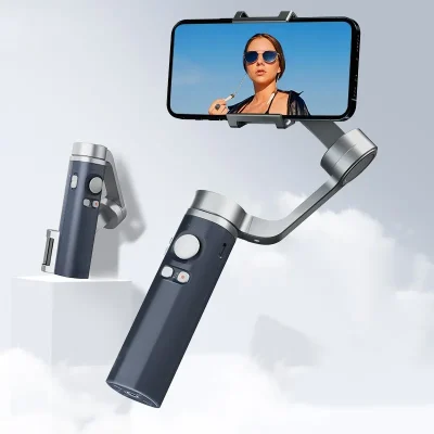 Stabilisateur Smartphone Gimbal M201 pro ouvert et fermé