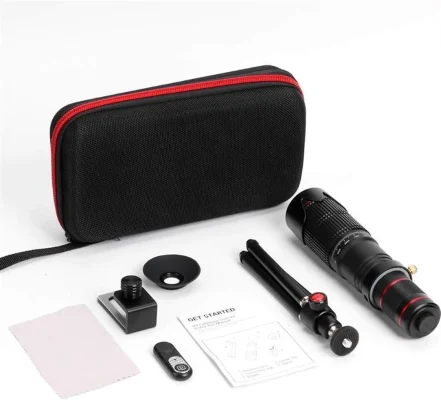 éléobjectif ZoomVision Pro X36 pour smartphone housse de transport