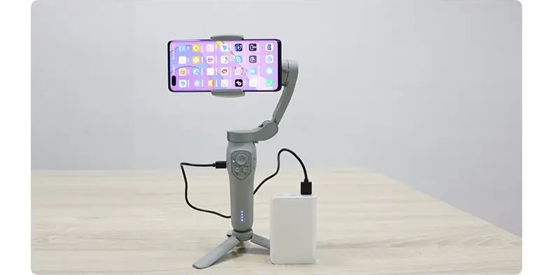 stabilisateur Gimbal L7B Pro pour smartphone charge rapide