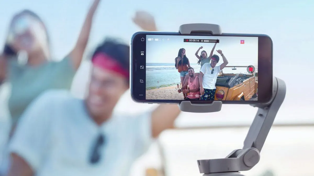 Stabilitateur Gimbal pour téléphone ciné Phone, bien filmer