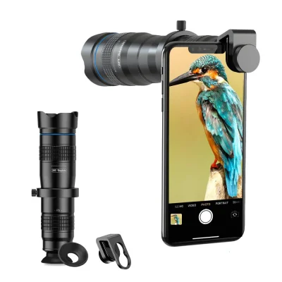 ZoomVision Pro X28 pour smartphone sur iphone photo oiseau