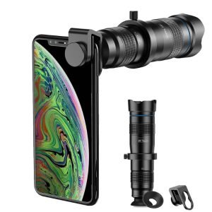 Téléobjectif ZoomVision Pro X28 pour smartphone sur iphone