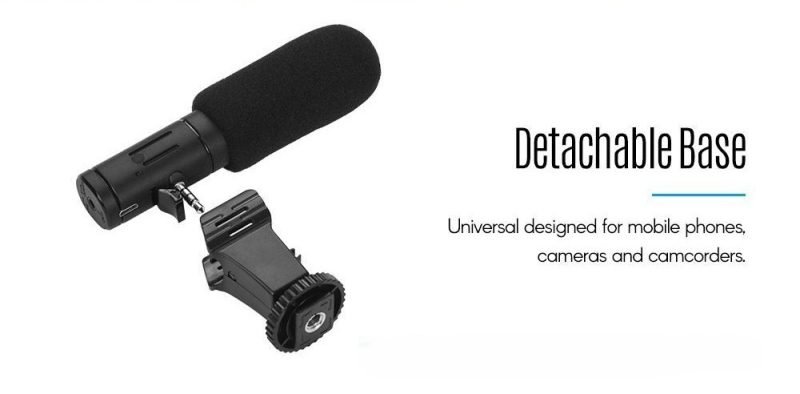 Base détachable Microphone Mic-07 pour smartphone