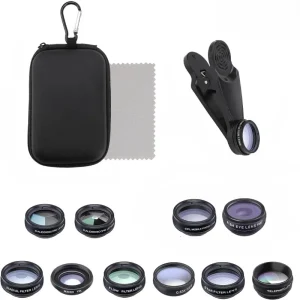 Kit Objectifs Easy 10 en 1 pour Smartphone coffret