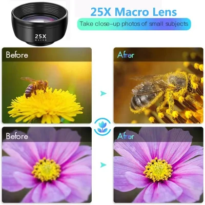 Objectif Macro 25X pour smartphone