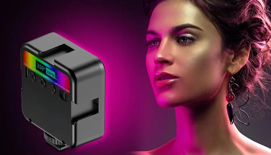 Lumière violette pour optimiser l'éclairage des vidéos sur smartphone