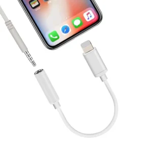 Adaptateur Audio lightning vers mini Jack 3,5 sur iphone