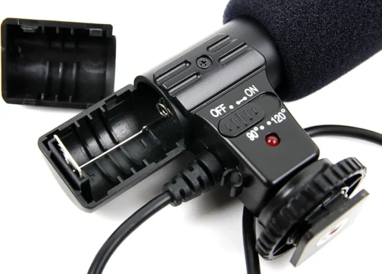 Micro externe pour Smartphone compartiment à piles